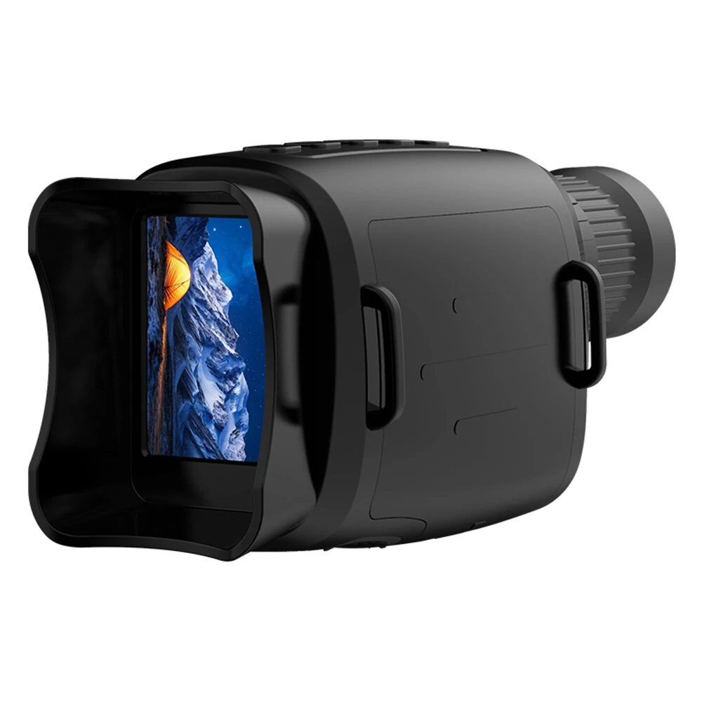 (image for) IPRee Monocular Night Vision Device 1080P HD Infrared Camera 16X Digital Light Zoom Telescope with 2 inch TFT Screen Support Photo and Video Recording