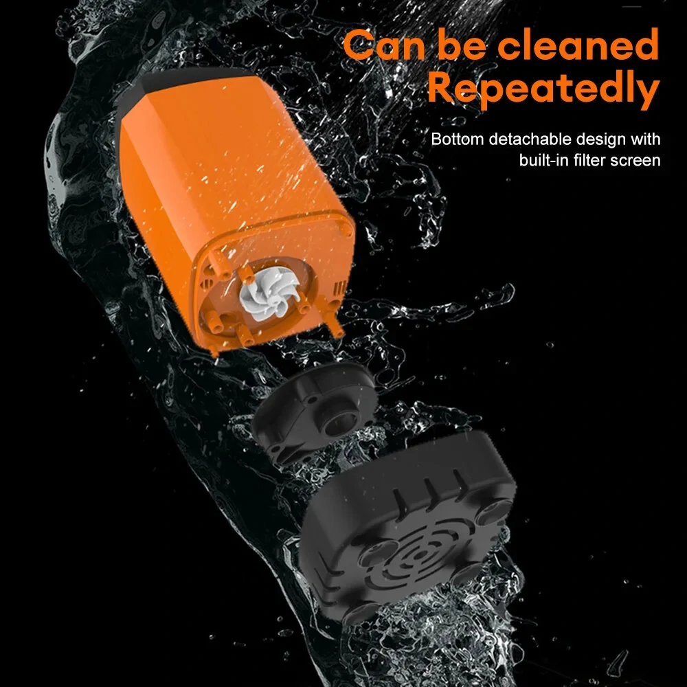 (image for) Portable Electric Shower Pump Outdoor Camping Shower IPX7 Waterproof with Digital Display for Camping Hiking Backpacking Travel